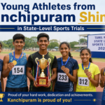 Young Athletes from Kanchipuram Shine in State-Level Sports Trials